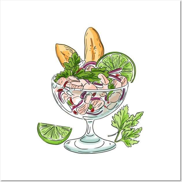 Ceviche Wall Art by Mako Design 